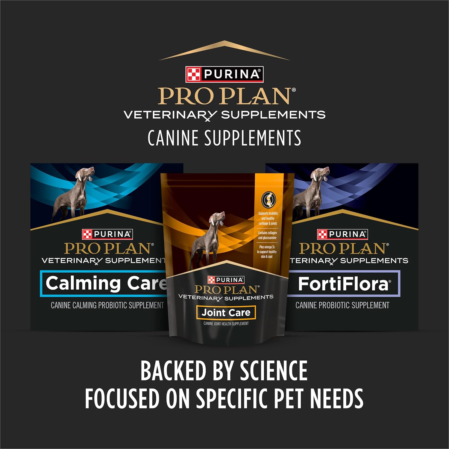 Purina Pro Plan Veterinary Joint Care Joint Supplement for Small Breed Dogs Hip and Joint Supplement - 2.65 oz. Pouch - Pet Explorer