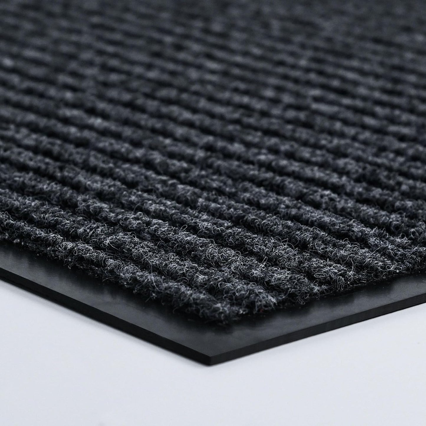 Durable Front Door Mat, Heavy Duty Indoor Outdoor Doormat, 48” x 36” Low Profile Outdoor Mats for Home Entrance, Stain and Fade Resistant Shoe Scraper Mat, Ideal for High Traffic Area