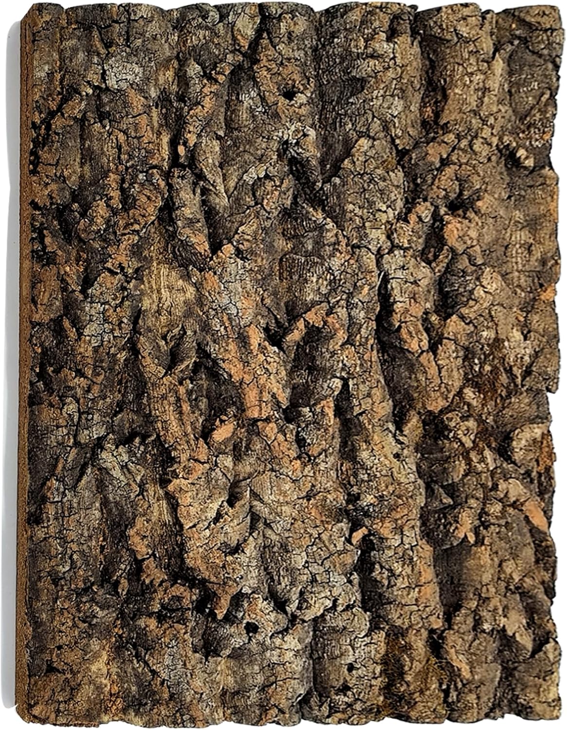Tfwadmx Terrarium Cork Bark Background, 11.8"x15.75" Thickened Reptile Tank Tree Backdrop Wall Decor Habitat Climbing Mat Decoration for Lizard, Turtle, Gecko, Bearded Dragon, Frog, Chameleon - Pet Explorer