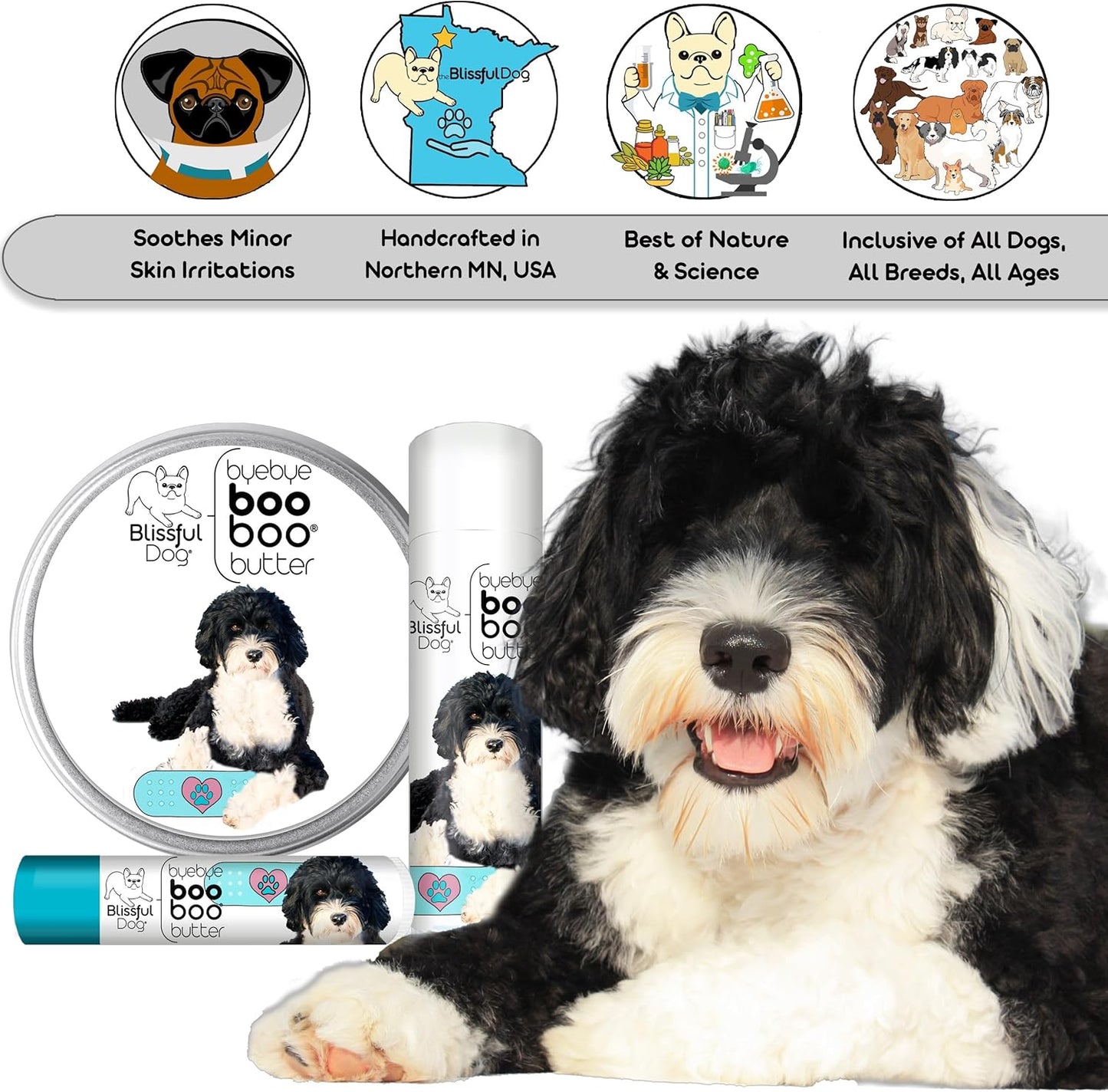 Portuguese Water Dog Boo Boo Butter, 4 oz - Pet Explorer
