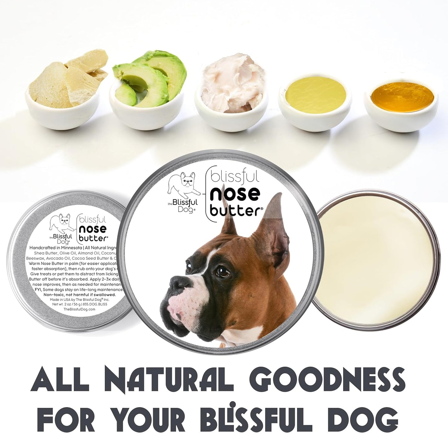 The Blissful Dog Show Ear Boxer Unscented Nose Butter - Dog Nose Butter, 16 Ounce - Pet Explorer