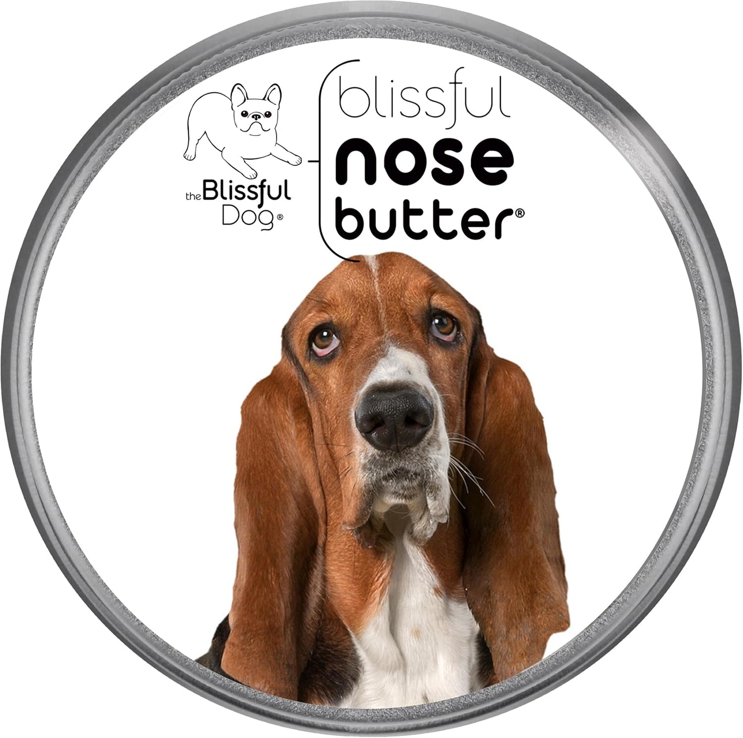 The Blissful Dog Basset Hound Nose Butter for Dry, Cracked Skin, Lick-Safe Dog Nose Balm with Moisturizing Shea Butter, Almond, Olive, and Essential Oils, Pet Supplies, Uncented, 1 oz. - Pet Explorer