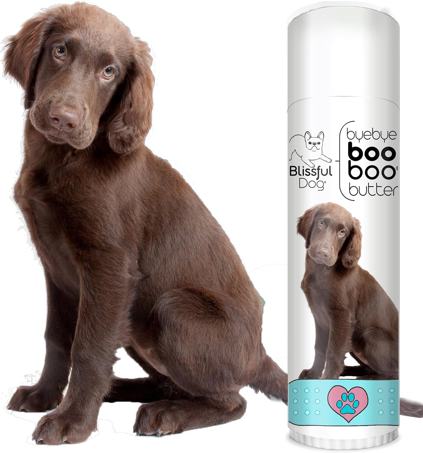 The Blissful Dog Flat-Coat Retriever Boo Boo Butter, 0.50-Ounce - Pet Explorer