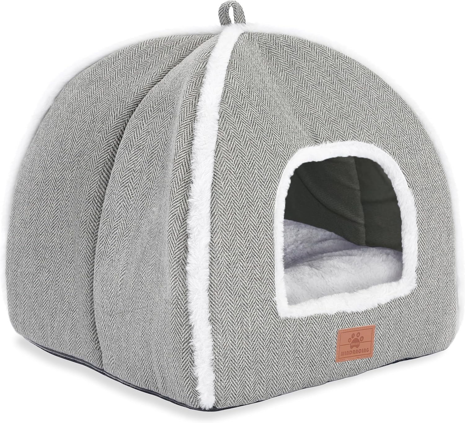 Cat Bed for Indoor Cats - Cat Cave Bed Cat House Cat Tent with Removable Washable Cushioned Pillow, Soft and Self Warming Kitten beds, for Small and Medium Cat Beds & Furniture - Pet Explorer