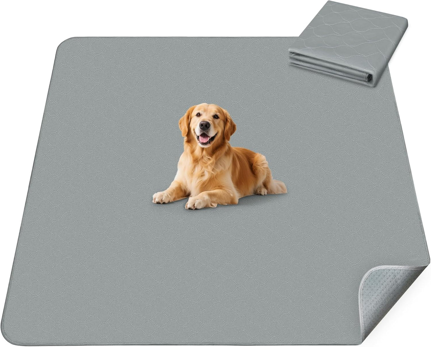 FXW Washable Pee Pads for Dogs, Puppy Pads with Super Absorbent, Specifically Designed for FXW Rollick/Homeplus 32inch 8 Panels Dog Playpen, 71" Square, Gray, 1 Pack - Pet Explorer