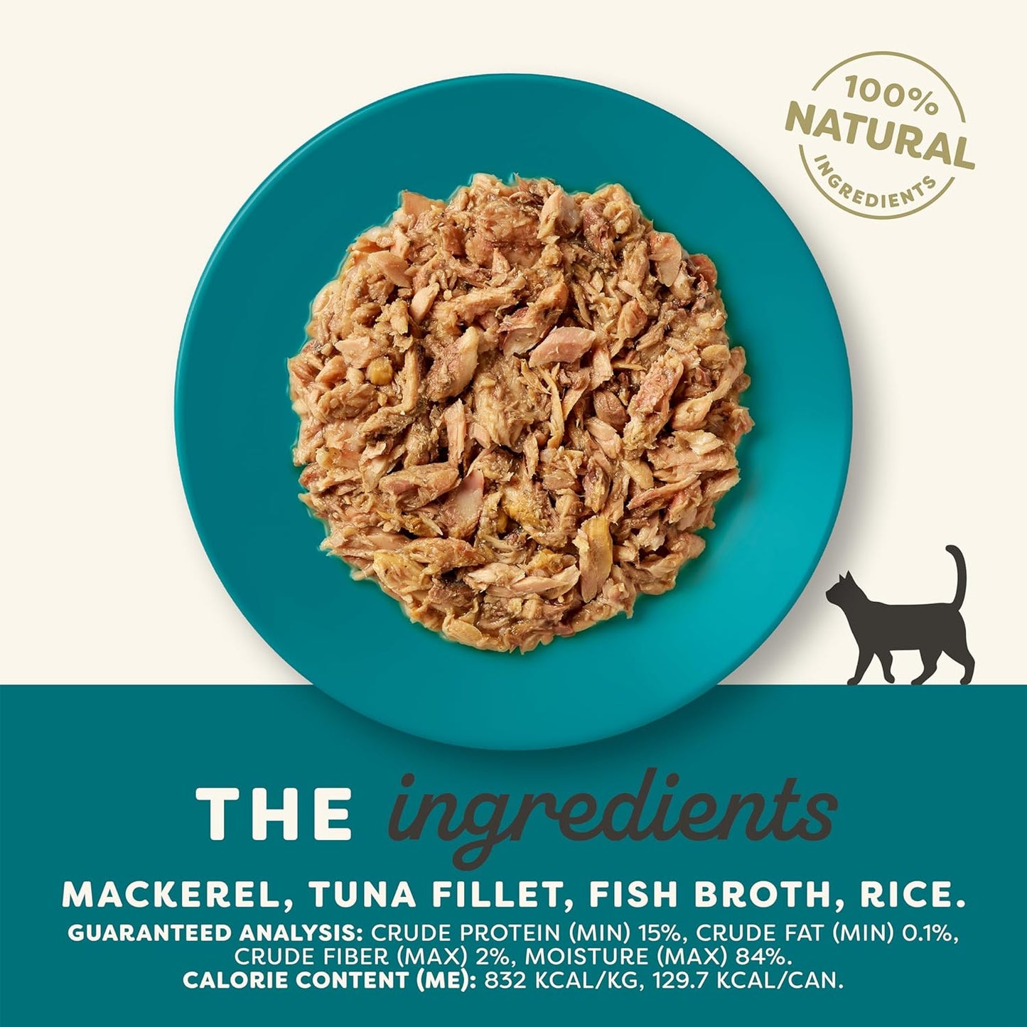 Applaws Natural Wet Cat Food, 24 Count, Limited Ingredient Canned Wet Cat Food, Ocean Fish in Broth, 5.5oz Cans