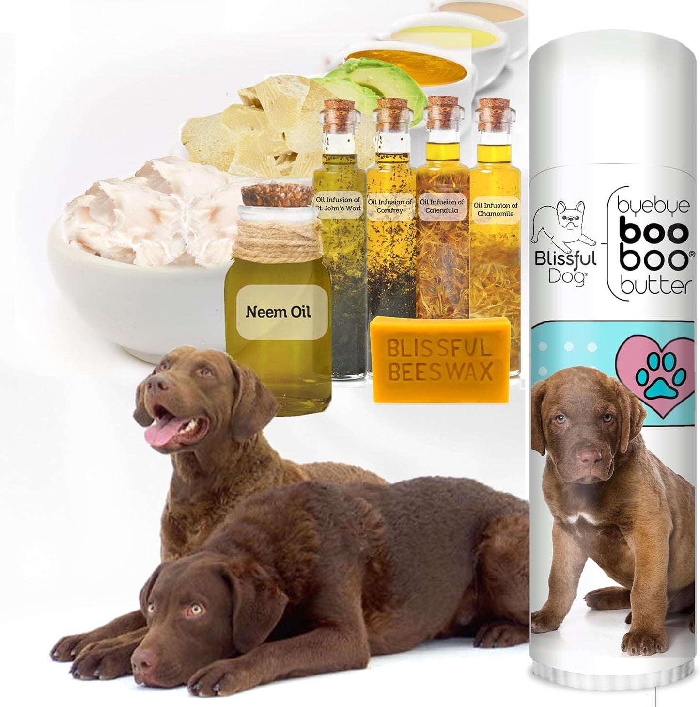 The Blissful Dog Chesapeake Bay Retriever Boo Boo Butter, 0.50-Ounce - Pet Explorer