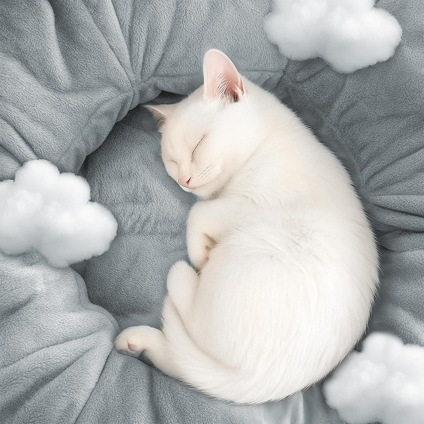 Cat Tunnel Bed for Indoor Cats, Peekaboo Cat Cave Bed,Soft Cat Donut Tunnel for Kitten Large Cats, Cute Green Octopus Shaped - Pet Explorer