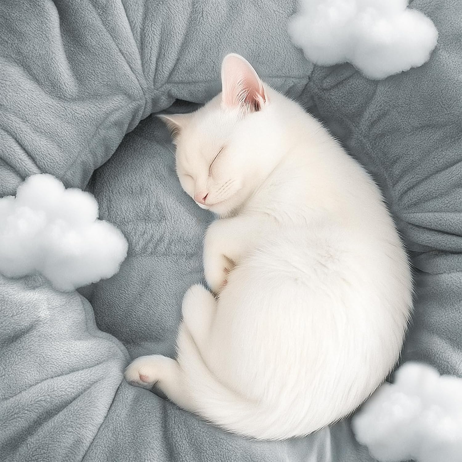 Cat Tunnel Bed for Indoor Cats, Peekaboo Cat Cave Bed,Soft Cat Donut Tunnel for Kitten Large Cats, Cute Green Octopus Shaped - Pet Explorer