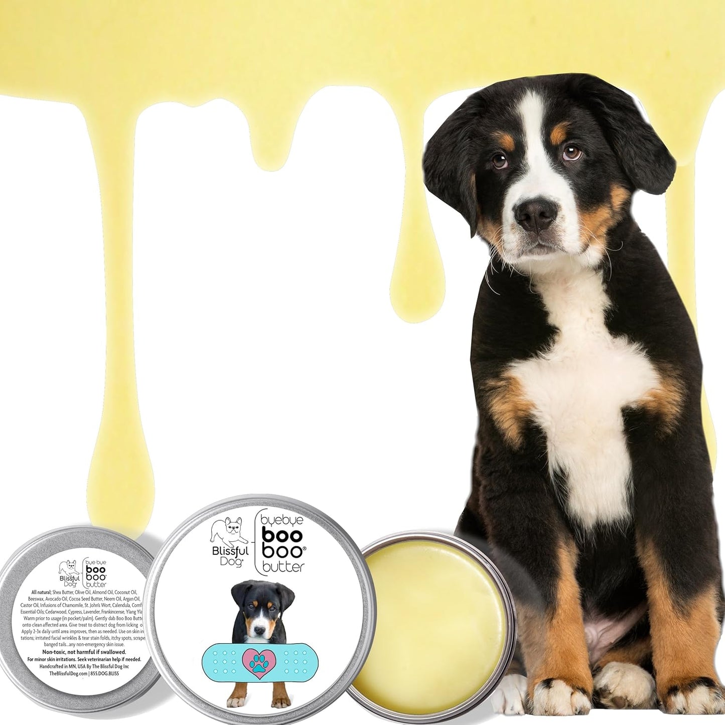 The Blissful Dog Greater Swiss Mountain Dog Boo Boo Butter, 8-Ounce - Pet Explorer