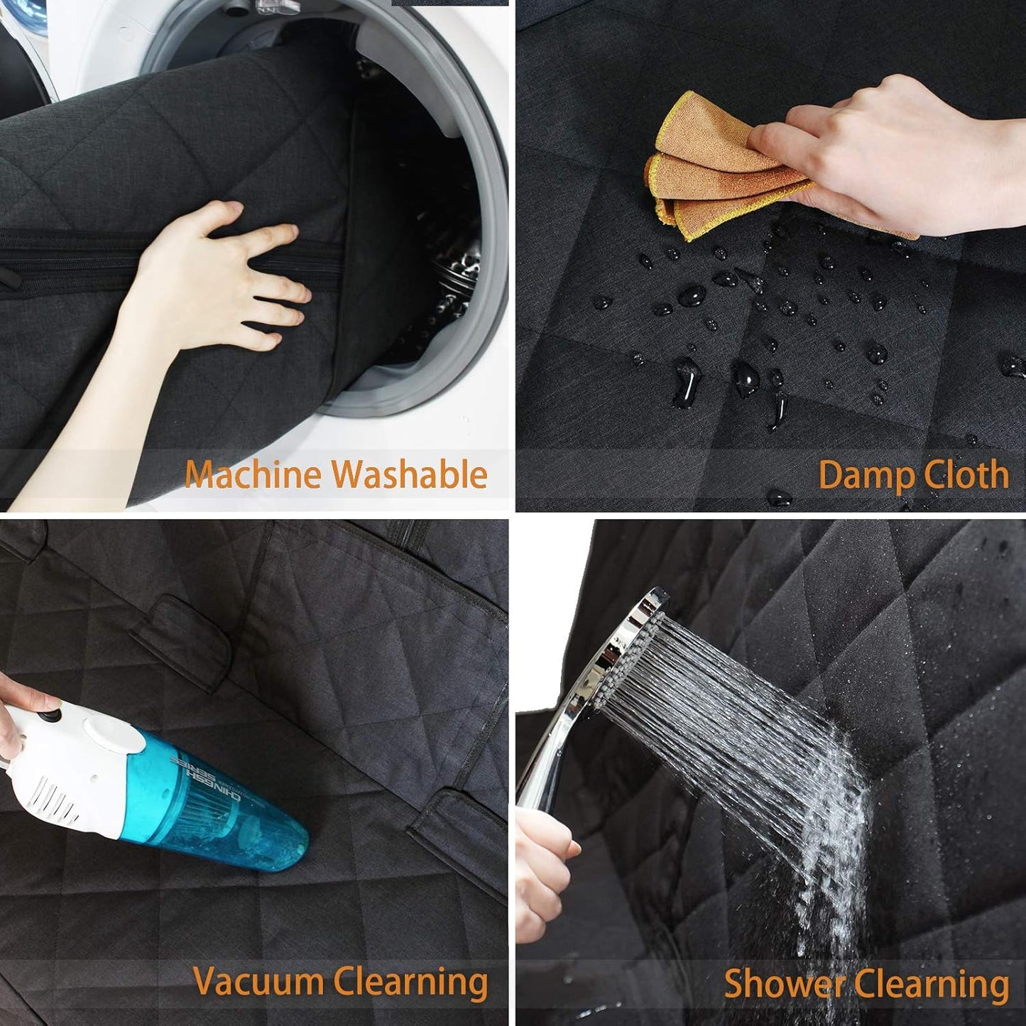 Bench Dog Car Seat Cover for Back Seat Waterproof Seat Covers Durable Scratch Proof Nonslip, Protector for Pet Fur & Mud Washable Backseat Cover for Cars Armrest Compatible - Pet Explorer