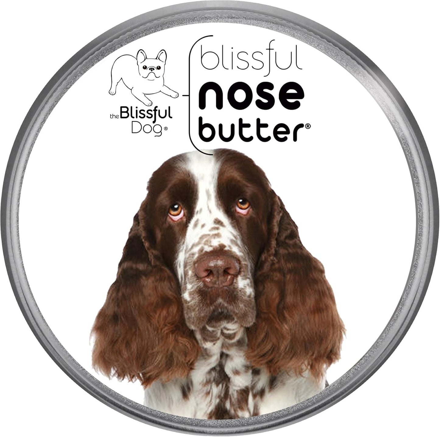 The Blissful Dog Springer Spaniel Nose Butter, Versatile Dog Nose Balm for Dry Nose, Handcrafted Nose Moisturizer, Easy-to-Apply Dog Essentials, Unscented, 8 oz. - Pet Explorer