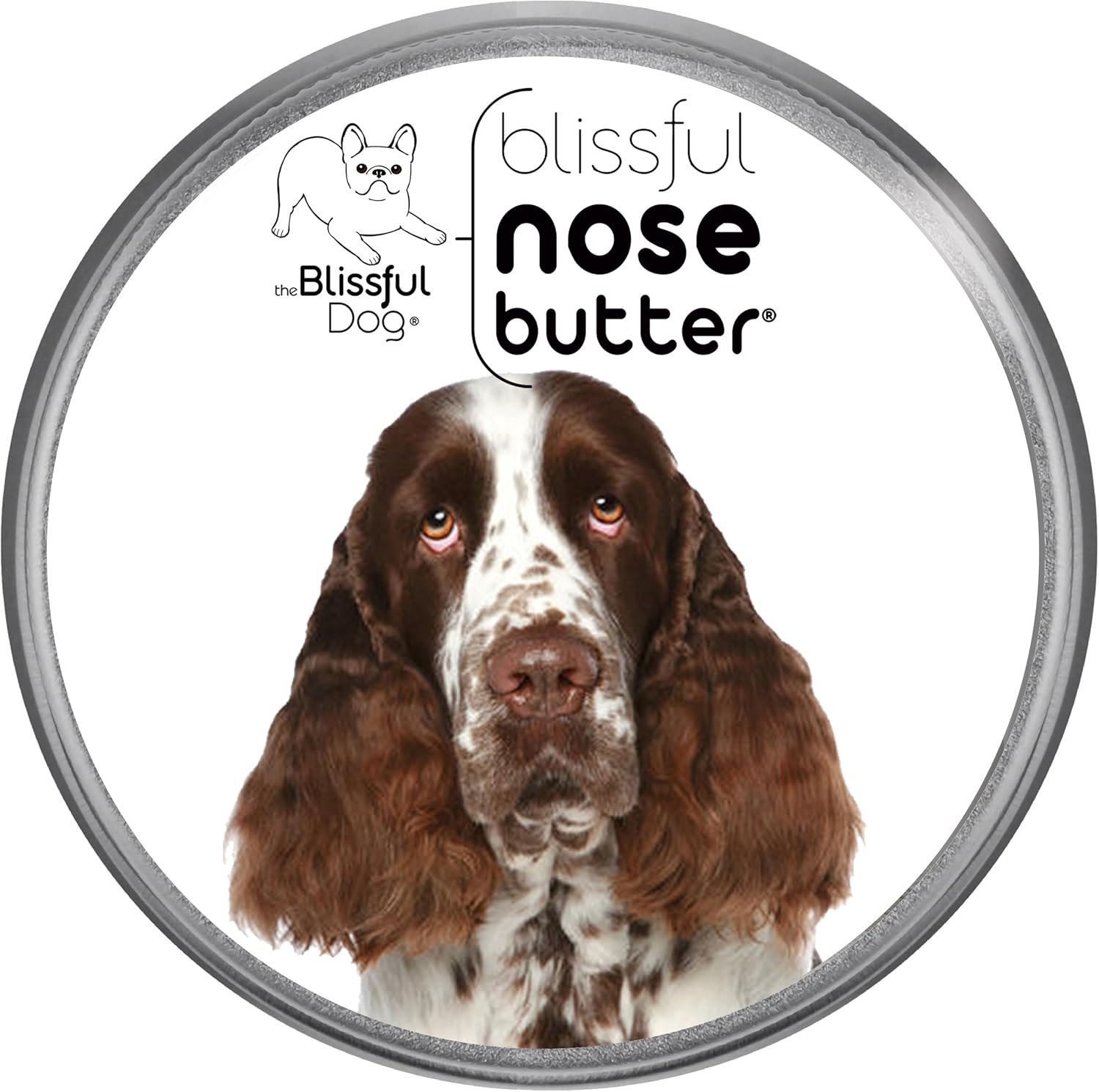 The Blissful Dog Springer Spaniel Nose Butter for Dry, Cracked Skin, Lick-Safe Dog Nose Balm with Moisturizing Shea Butter, Almond, Olive, and Essential Oils, Pet Supplies, Uncented, 2 oz. - Pet Explorer