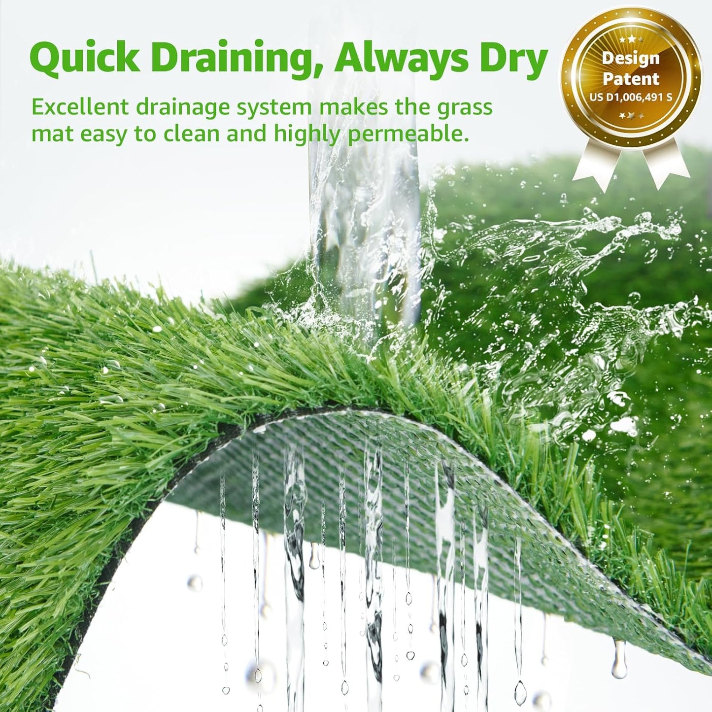 Dog Grass Large Potty Patch, Dog Litter Boxes Artificial Grass Bathroom Turf for Pet Training, Washable Puppy Pee Pad, Perfect Indoor/Outdoor Portable Potty Pet Loo - Pet Explorer