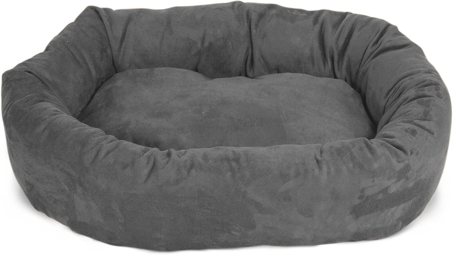 Majestic Pet Villa 40 Inch Shredded Memory Foam Dog Bed for Large Sized Dogs 40x29x9 Inch–Orthopedic Dog Bed with Removable Washable Cover-Washable Large Pet Bed with Head Support-Fern - Pet Explorer