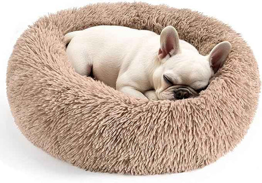 Dog Beds Large Sized Dog and Cats, 32in Pet Beds for Large Pet, Washable Indestructible Extra Large (Camel)