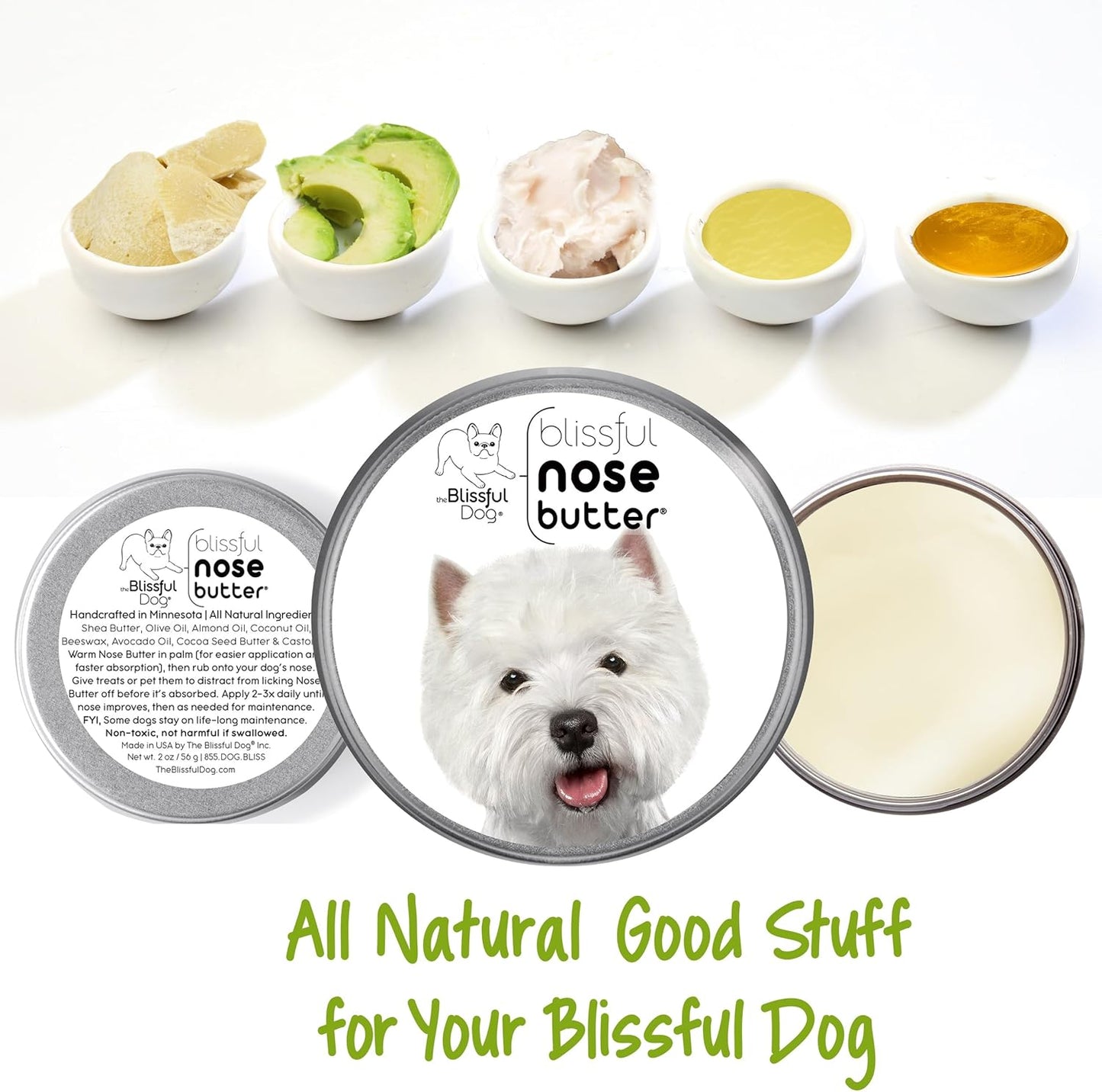 The Blissful Dog West Highland Terrier Unscented Nose Butter - Pet Explorer