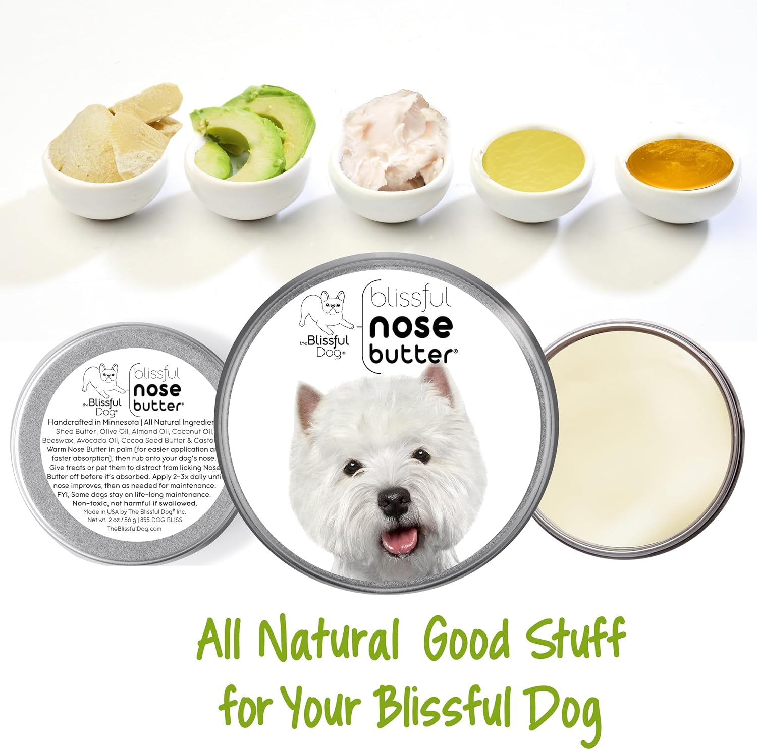 The Blissful Dog West Highland Terrier Unscented Nose Butter - Pet Explorer