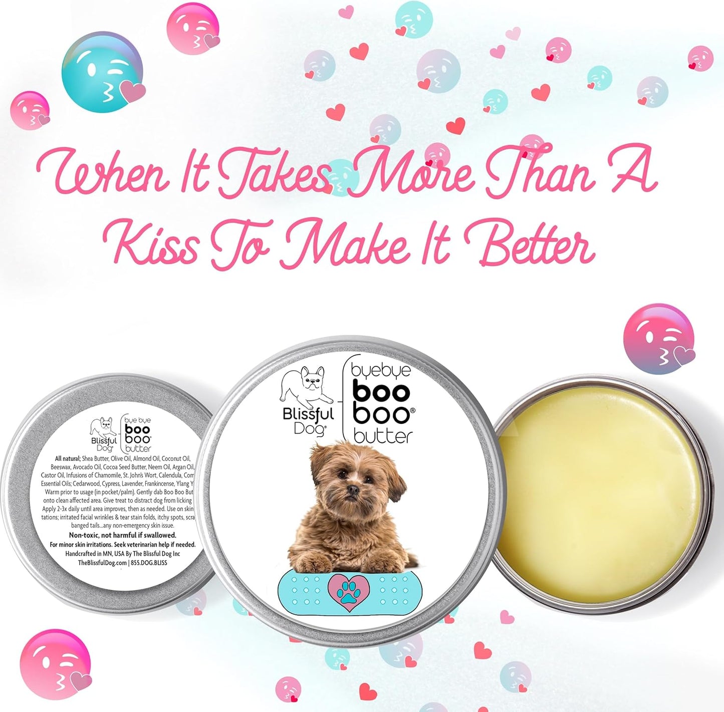 The Blissful Dog Lhasa Apso Boo Boo Butter, 8-Ounce - Pet Explorer