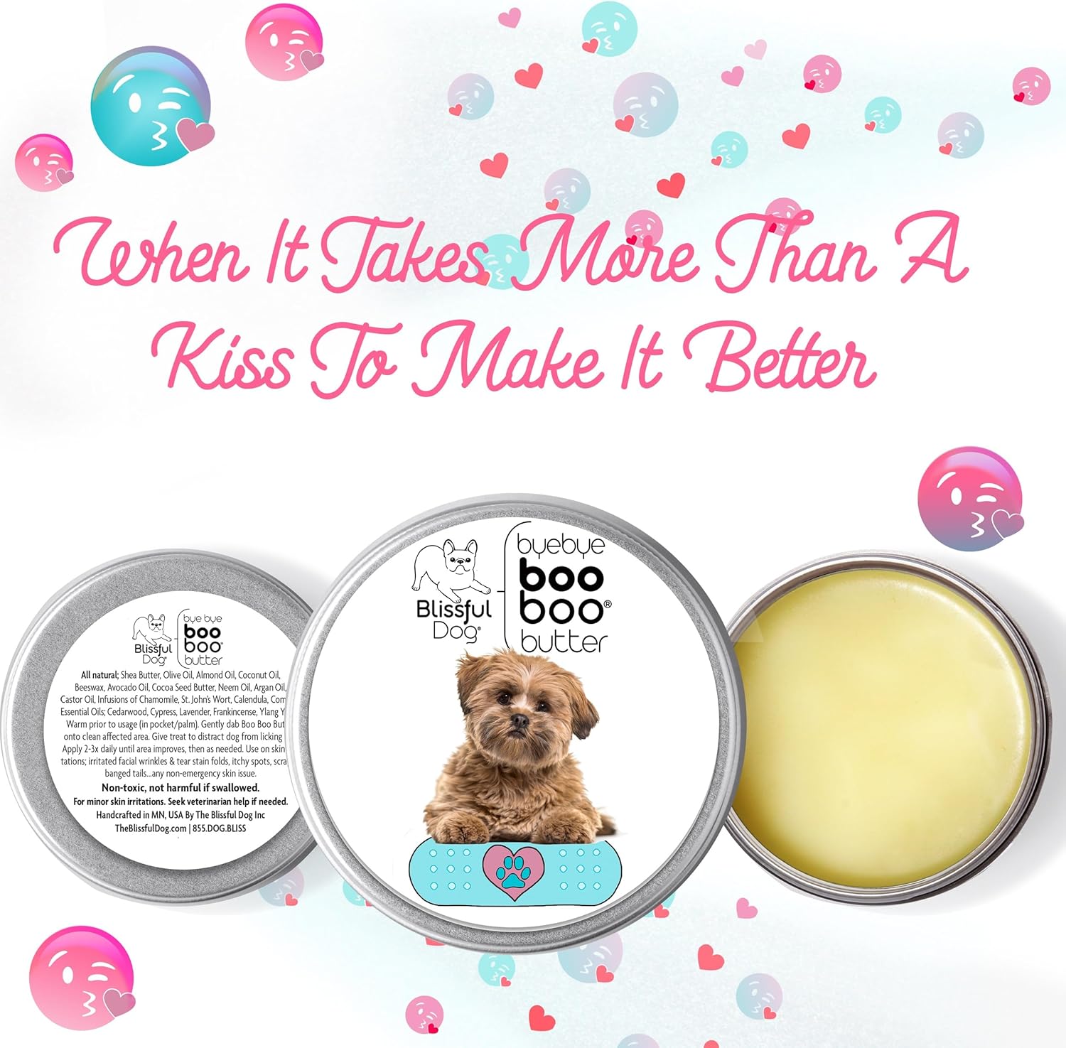 The Blissful Dog Lhasa Apso Boo Boo Butter, 8-Ounce - Pet Explorer