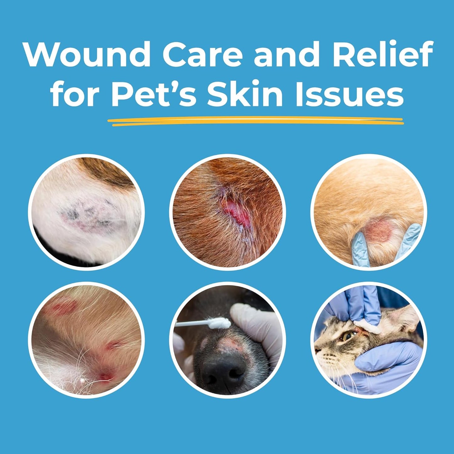 Hot Spot Gel for Dogs and Cats - Dog Wound and Skin Irritation Solution, Pet Emergency Kit, Hydrogel Ointment for Cuts, Burns, Itch, Skin Issues, and Pet Restoration & Wellness - 1.5 Oz - Pet Explorer
