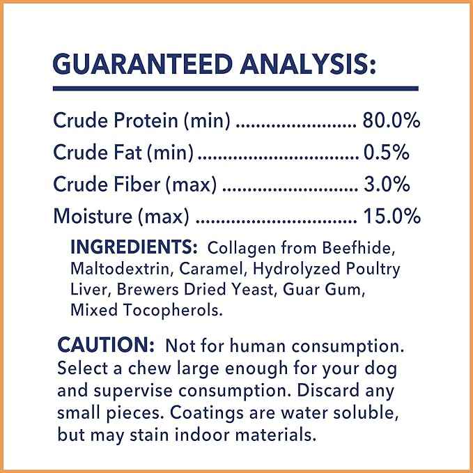 Pet Factory CareChewz Collagen 6-7" Skinny Braided Sticks Dog Chew Treats - Chicken Flavor, 5 Count/1 Pack