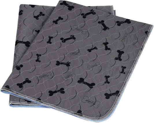 Washable Dog Pee Pads with Free Grooming Gloves,Non Slip Dog Mats with Great Urine Absorption,Reusable Puppy Pee Pads for Whelping,Potty,Training,Playpen - Pet Explorer