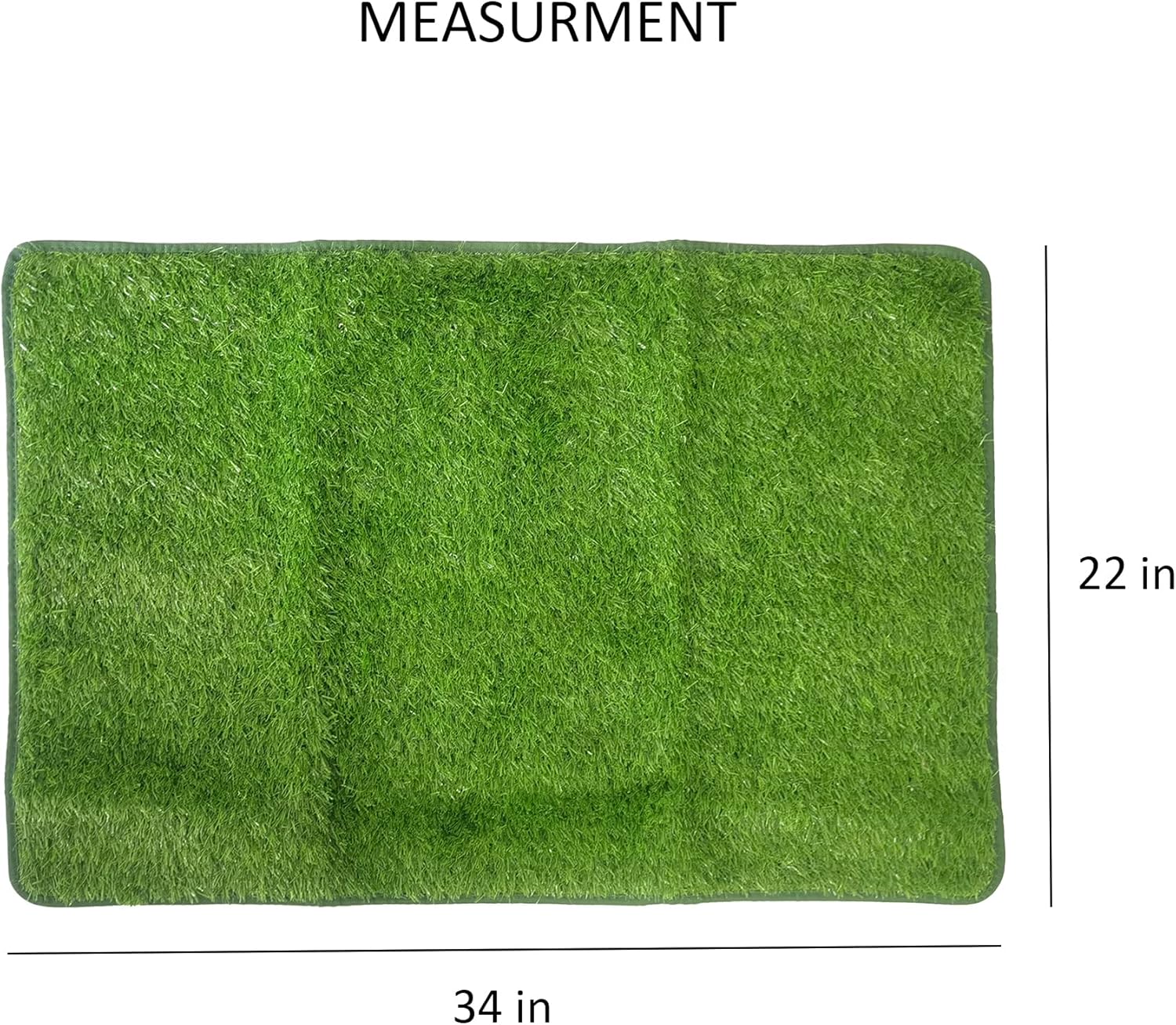 Artificial Grass Turf Pad for Dog Potty Training 22 x34 in (Replacement Grass) - Pet Explorer
