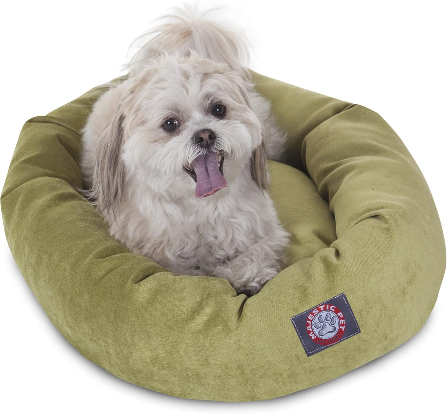 Majestic Pet Villa 24 Inch Shredded Memory Foam Dog Bed for Small Sized Dogs 24x19x7 Inch–Orthopedic Dog Bed-Durable Pet Bed - Washable Small Pet Bed with Head Support-Apple - Pet Explorer