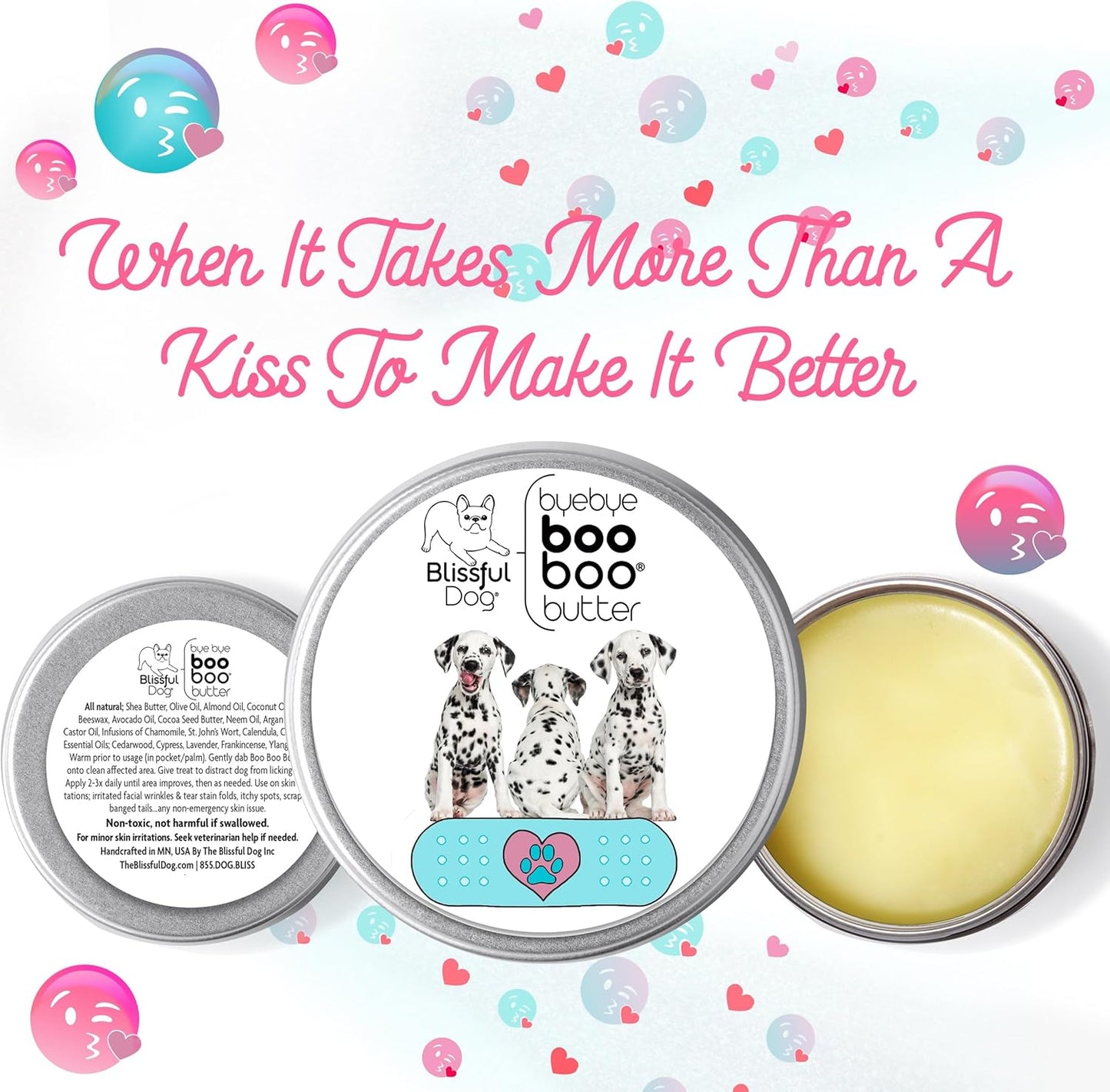 The Blissful Dog Dalmatian Boo Boo Butter, 8-Ounce - Pet Explorer