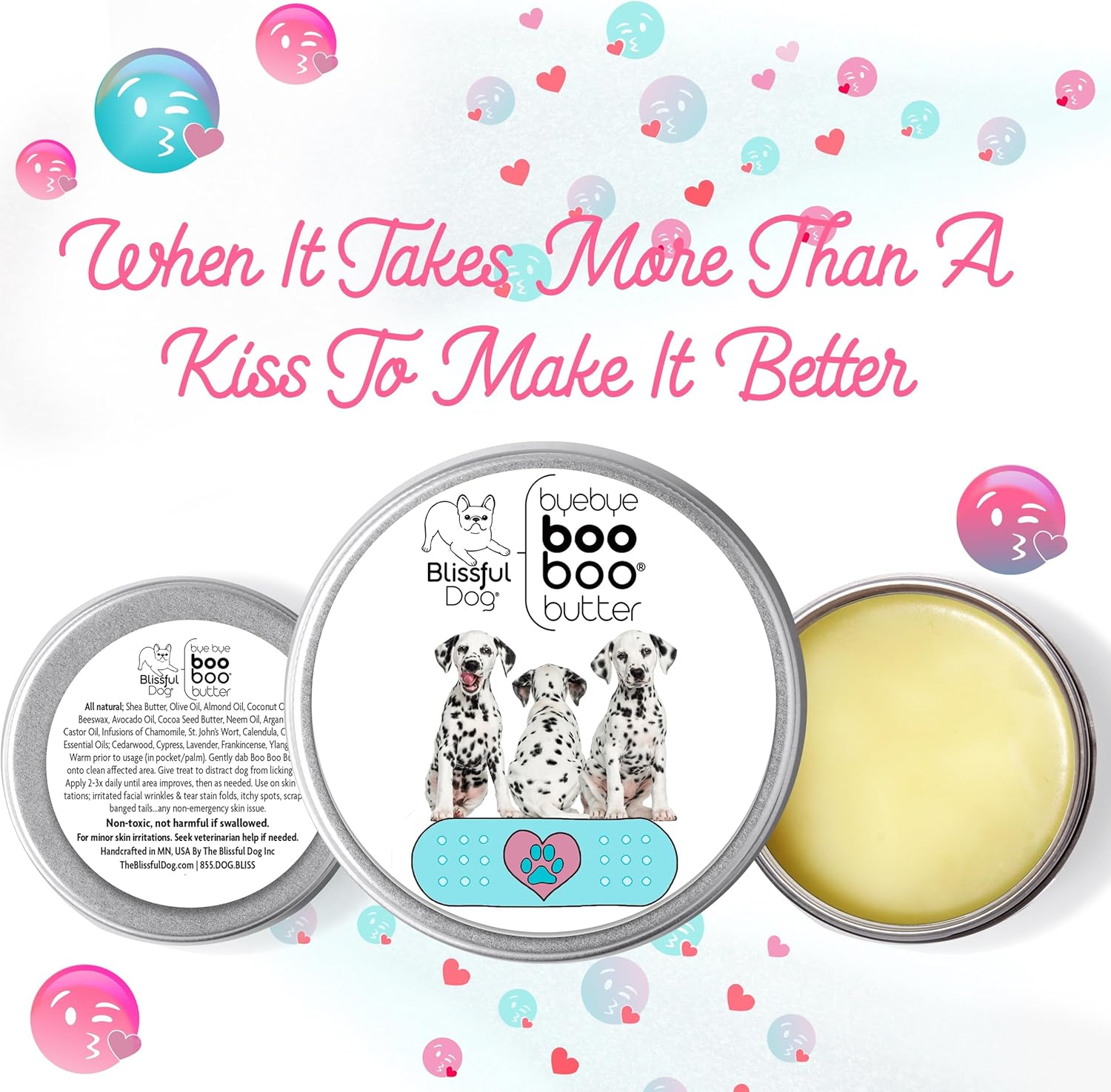 The Blissful Dog Dalmatian Boo Boo Butter, 8-Ounce - Pet Explorer