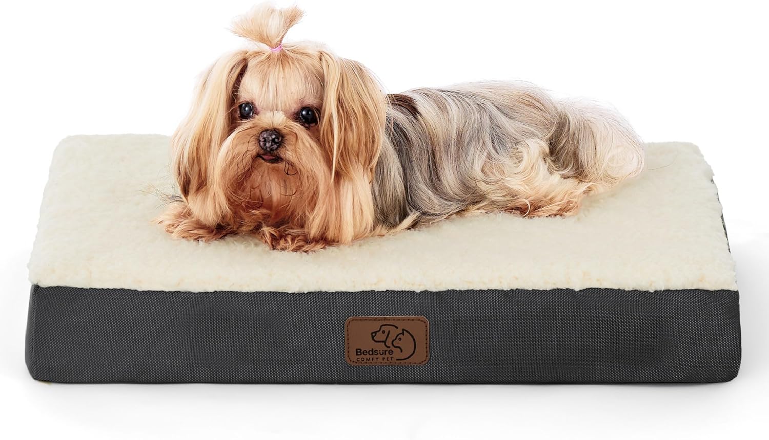 Bedsure Dog Bed for Small Dogs - XS Orthopedic Flat Puppy Beds with Removable Washable Cover, Egg Crate Foam Pet Mat, Suitable for Pet or Cats Up to 15 lbs - Pet Explorer