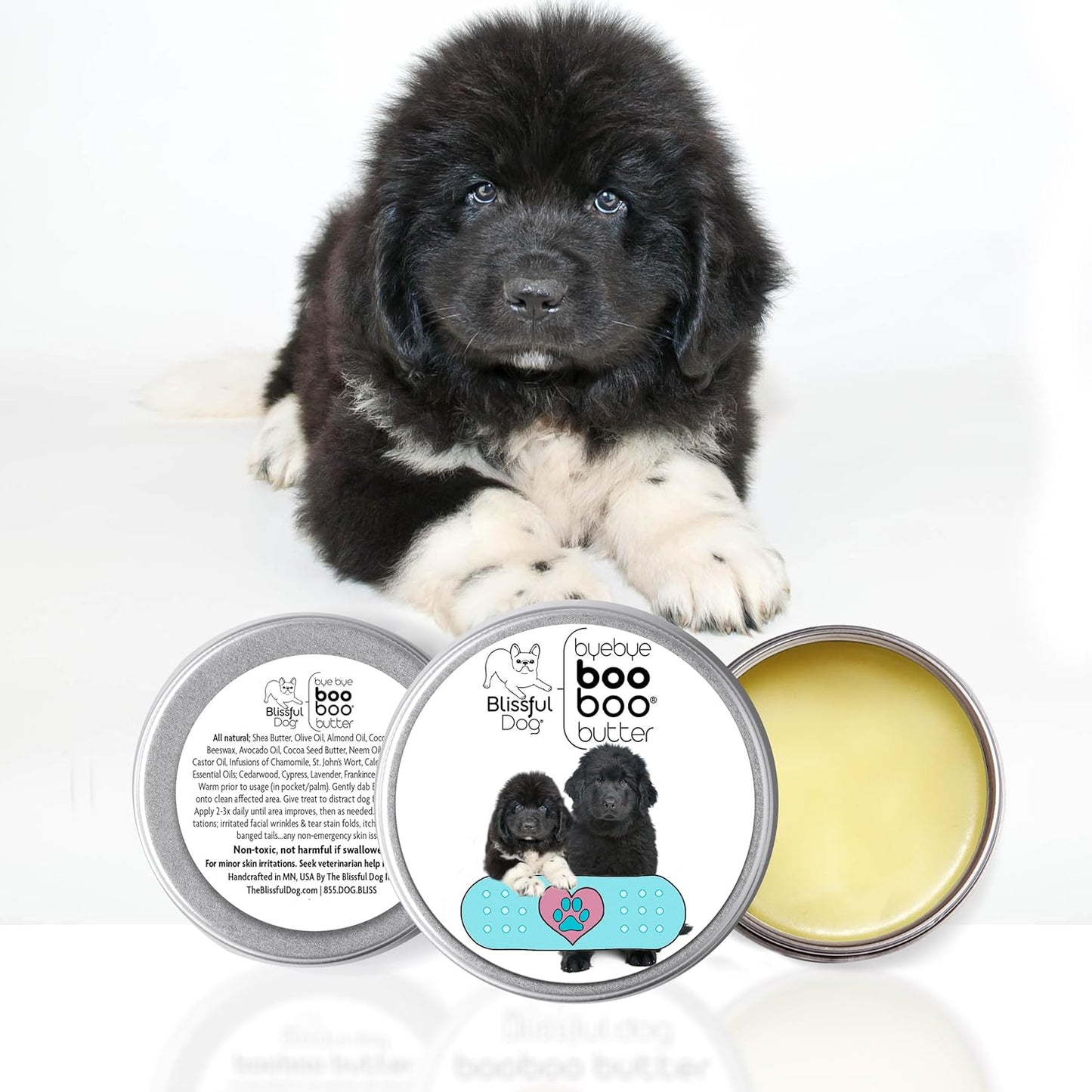 The Blissful Dog 8 oz TIN Newfoundland Booboo Butter - Pet Explorer