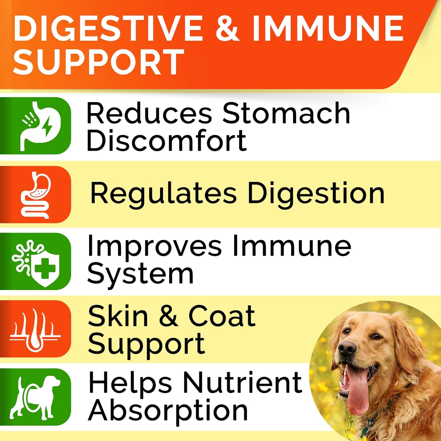 StrellaLab Pet Probiotics for Dogs & Digestive Enzymes - Digestion & Gut Health Treats, Dog Probiotics Chews, Fiber Supplement, Anti Diarrhea, Constipation, Upset Stomach&Gas Relief, Canine Prebiotic - Pet Explorer