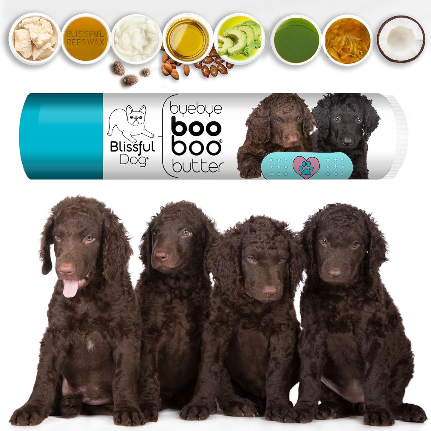 The Blissful Dog Curly-Coat Retriever Boo Boo Butter, 0.15-Ounce - Pet Explorer