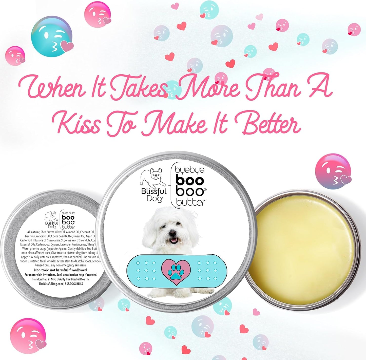 The Blissful Dog Coton De Tulear Boo Boo Butter, 2 oz - Pet Explorer