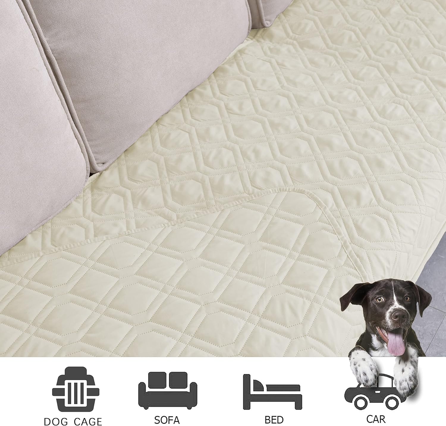 Ameritex Waterproof Blanket Reversible Dog Bed Cover Pet Blanket for Furniture Bed Couch Sofa - Pet Explorer