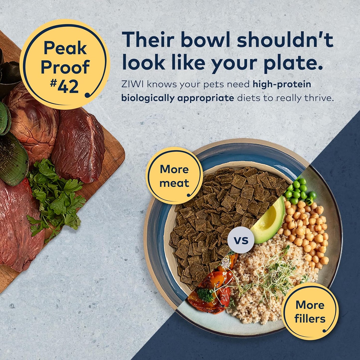 ZIWI Peak Air-Dried Dog Food – Lamb - All Natural, High Protein, Grain Free, Limited Ingredient w/ Superfoods (140.8oz)