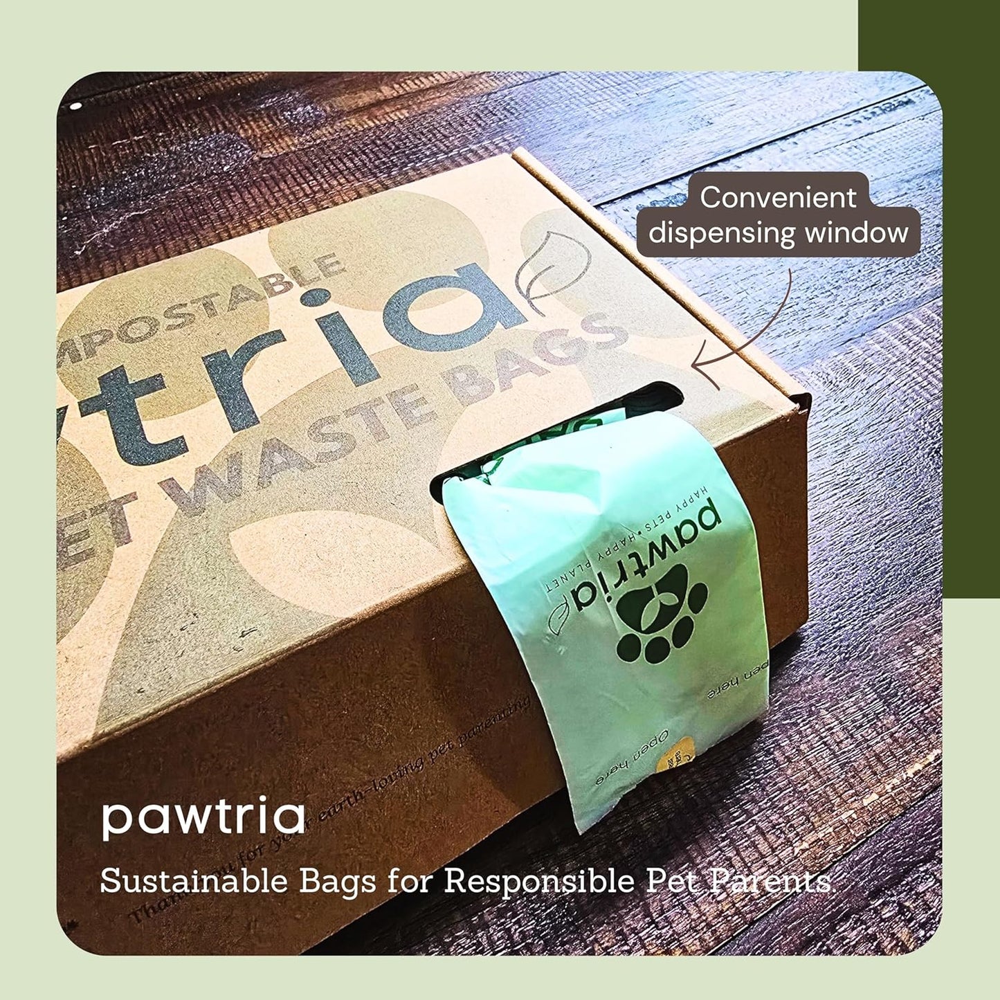 Pawtria Certified Home Compostable Dog Poop Bags (480), Value pack, Biodegradable Poop Bags, Cat Litter, Vegetable Starches, Eco-friendly Dog Waste Bags, Leak proof, Easy to Open, Give Back - Pet Explorer