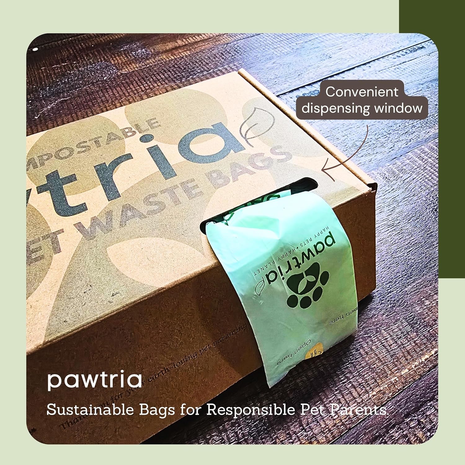 Pawtria Certified Home Compostable Dog Poop Bags (480), Value pack, Biodegradable Poop Bags, Cat Litter, Vegetable Starches, Eco-friendly Dog Waste Bags, Leak proof, Easy to Open, Give Back - Pet Explorer