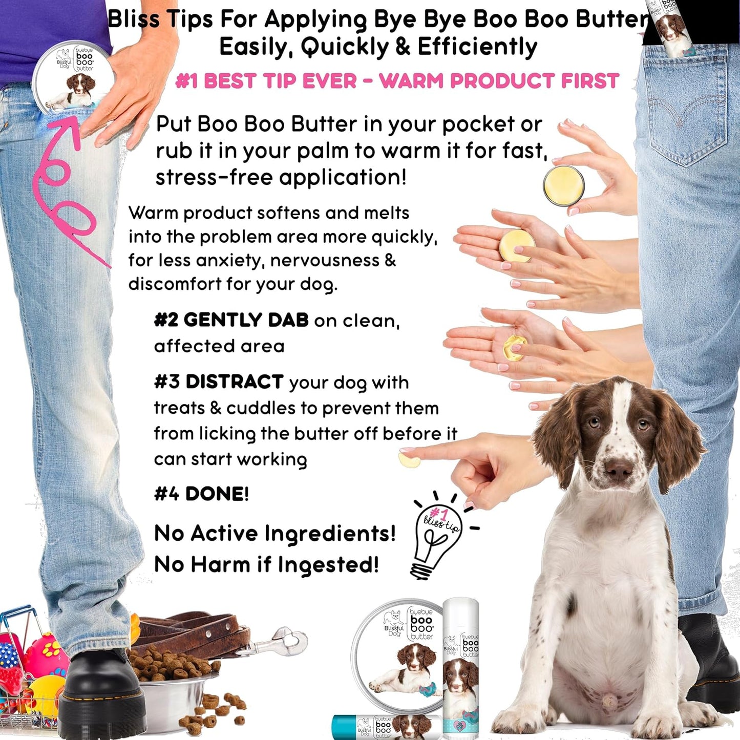 The Blissful Dog Springer Spaniel Boo Butter, 2 oz - Pet Explorer