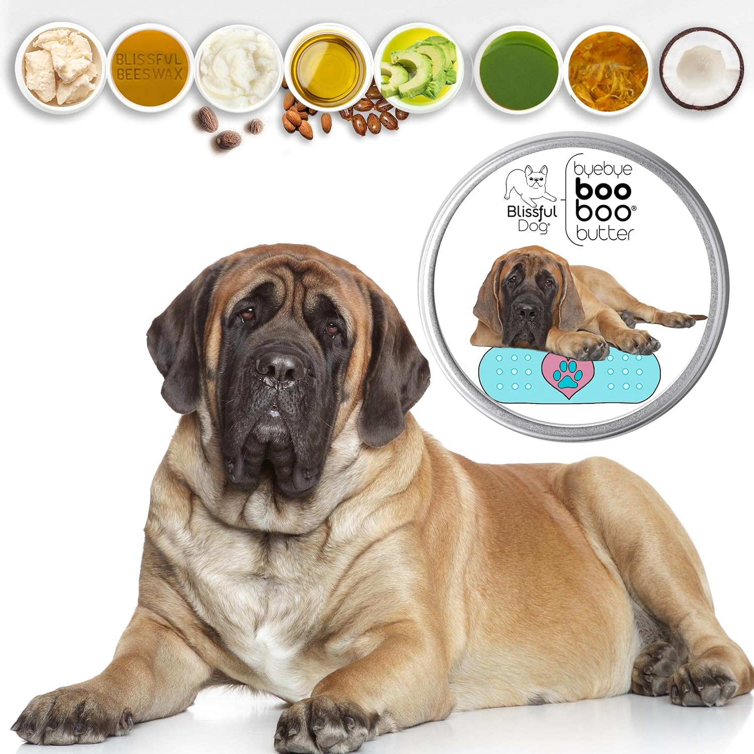 The Blissful Dog 1 oz TIN Mastiff Booboo Butter - Pet Explorer