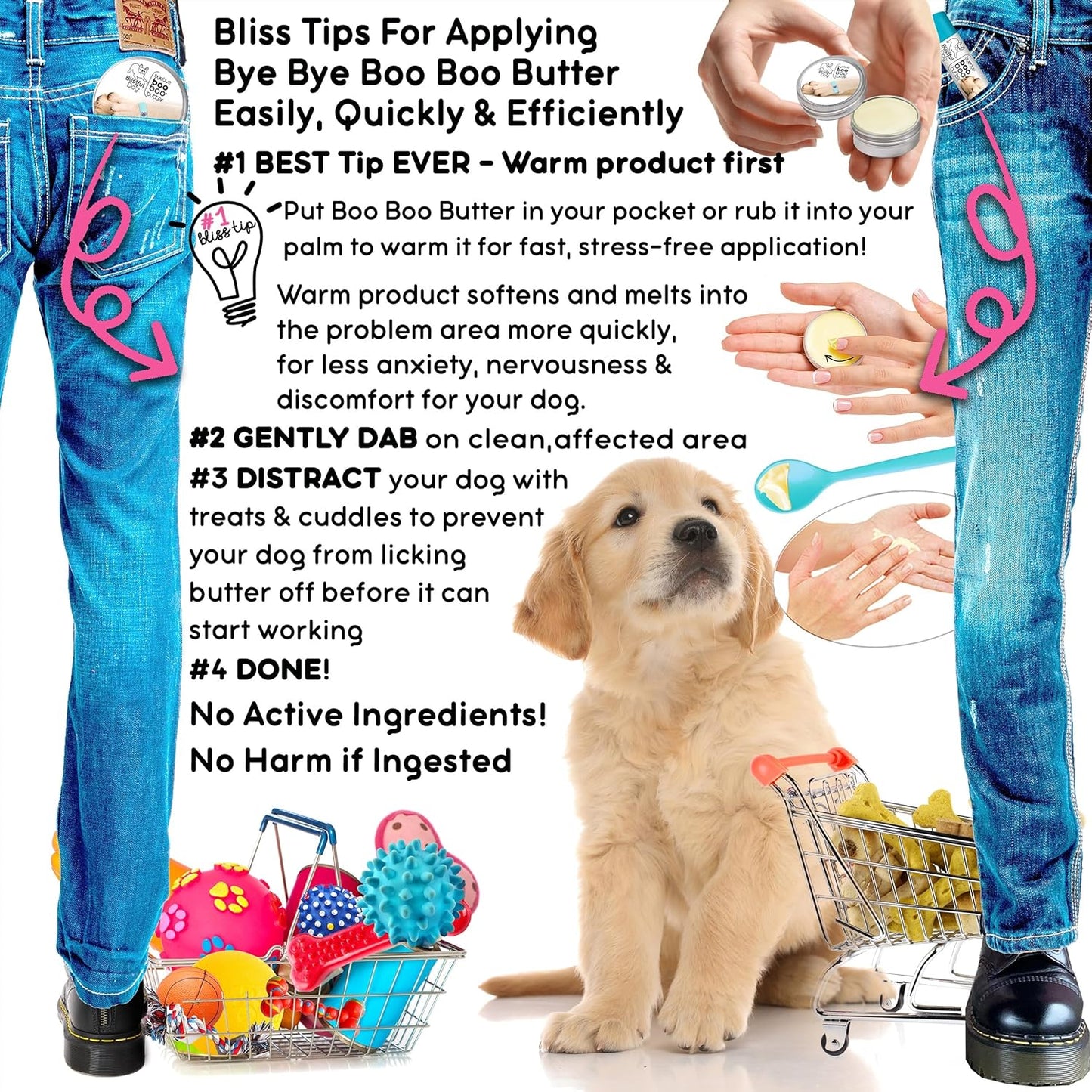 The Blissful Dog Nova Scotia Duck Tolling Retriever Boo Boo Butter, 0.15-Ounce - Pet Explorer