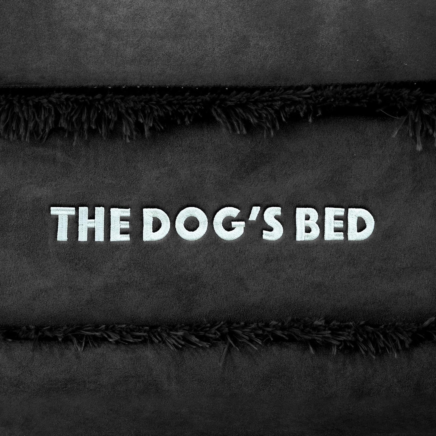 The Dog’s Bed Orthopedic Headrest Dog Bed Large Black Plush 40x25, Memory Foam, Pain Relief for Arthritis, Hip & Elbow Dysplasia, Post Surgery, Lameness, Veterinary Approved, Waterproof Washable Cover - Pet Explorer