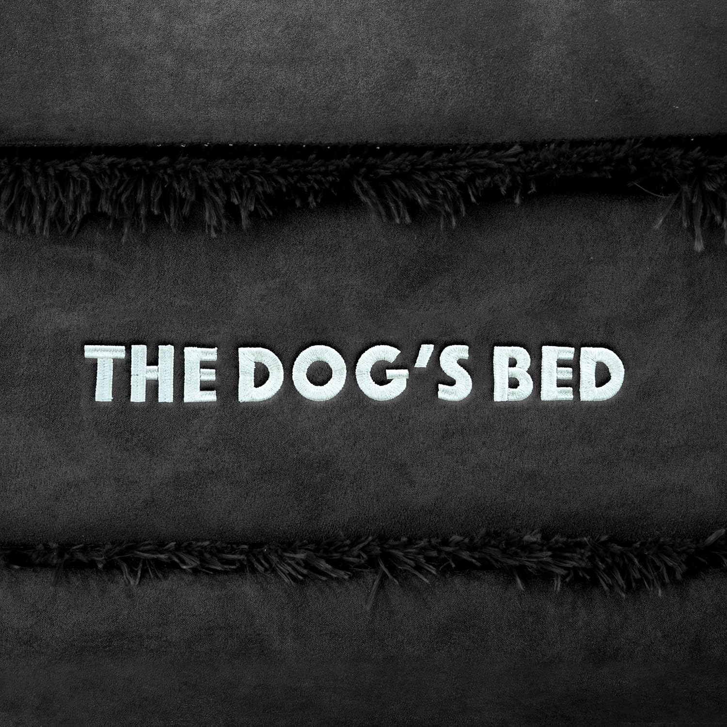 The Dog’s Bed Orthopedic Headrest Dog Bed Large Black Plush 40x25, Memory Foam, Pain Relief for Arthritis, Hip & Elbow Dysplasia, Post Surgery, Lameness, Veterinary Approved, Waterproof Washable Cover - Pet Explorer