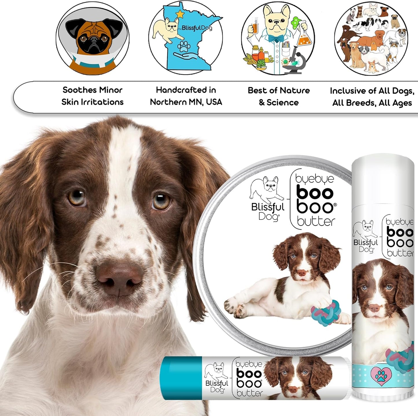 The Blissful Dog Springer Spaniel Boo Butter, 2 oz - Pet Explorer