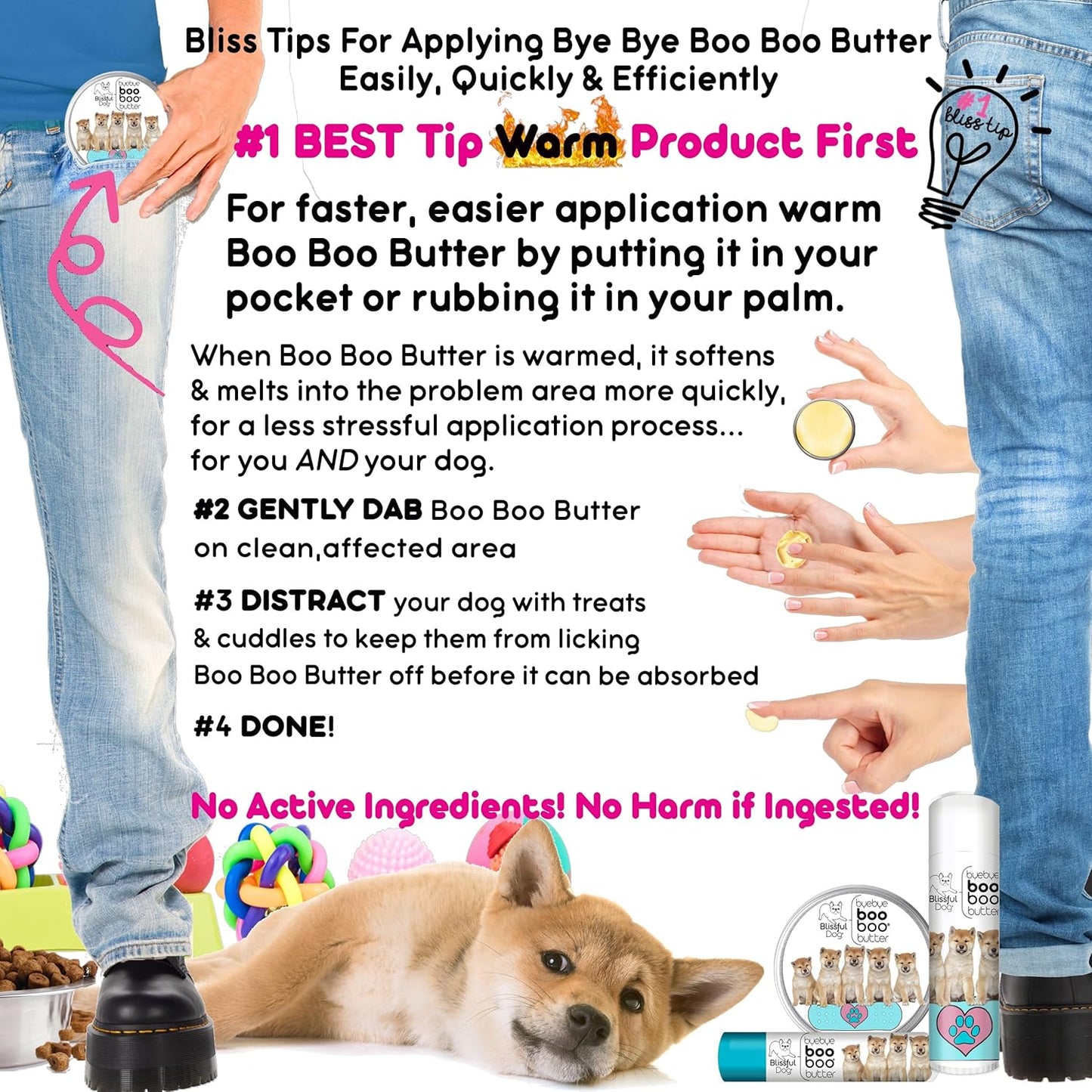 The Blissful Dog 1 oz TIN Shiba Inu Booboo Butter - Pet Explorer