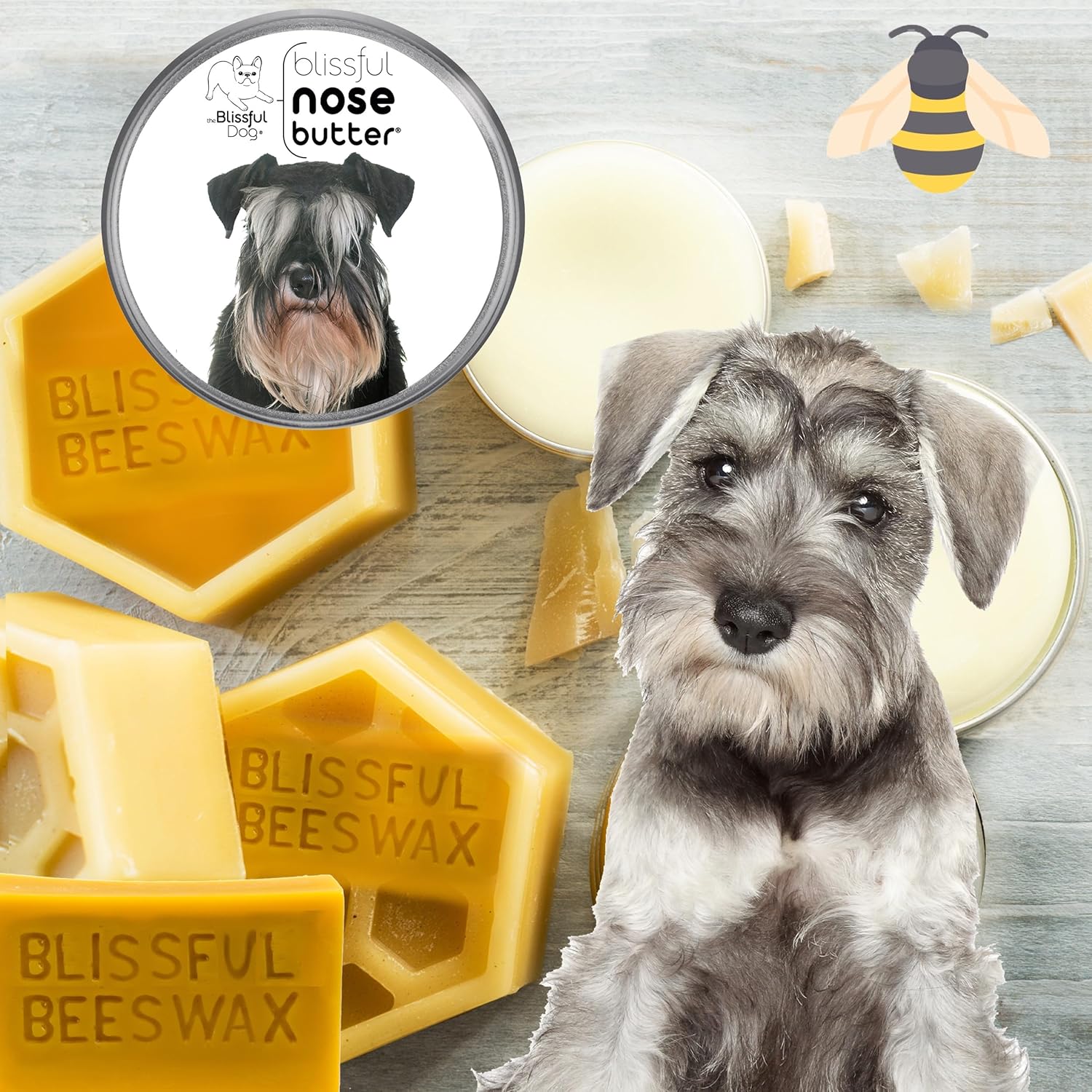 The Blissful Dog Schnauzer Unscented Nose Butter, 16oz - Pet Explorer