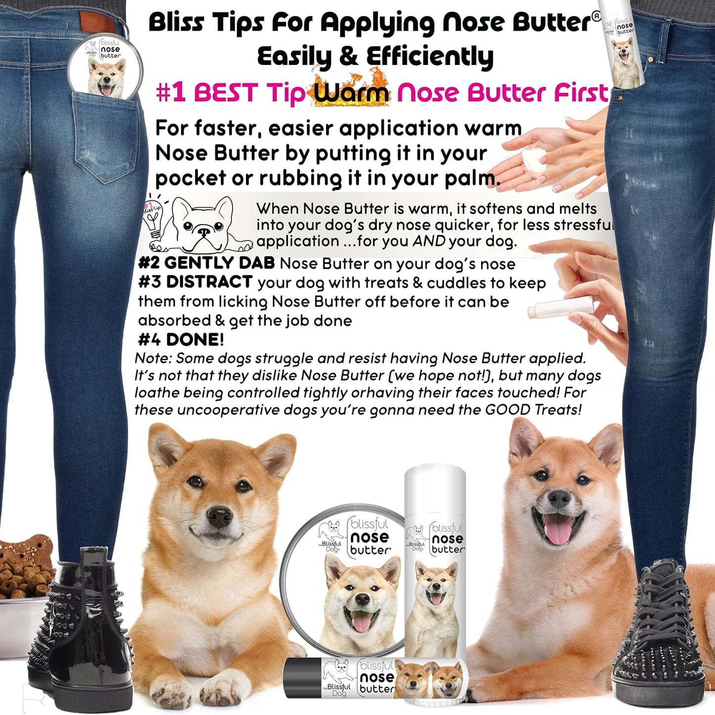 The Blissful Dog Shiba Inu Unscented Nose Butter - Dog Nose Butter, 2 Ounce - Pet Explorer