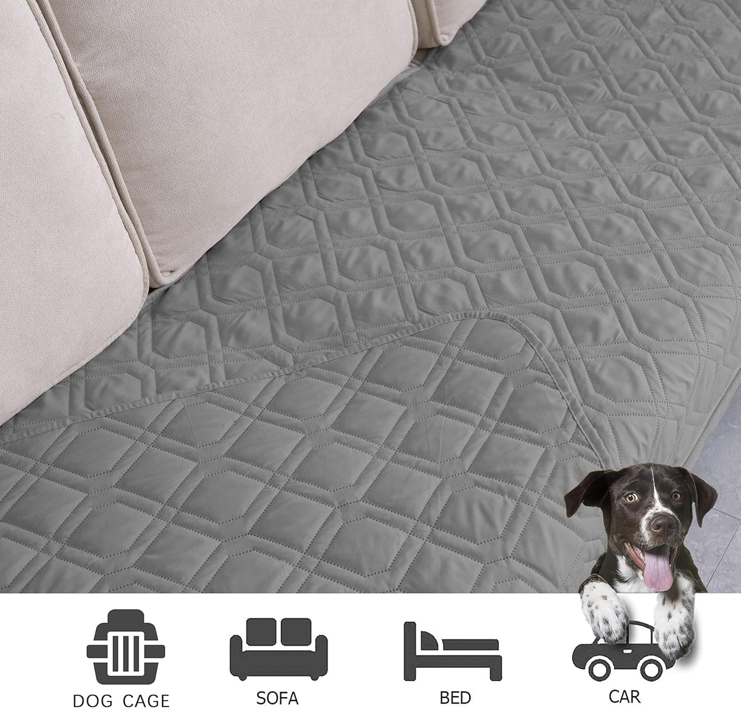 Ameritex Waterproof Blanket Reversible Dog Bed Cover Pet Blanket for Furniture Bed Couch Sofa - Pet Explorer